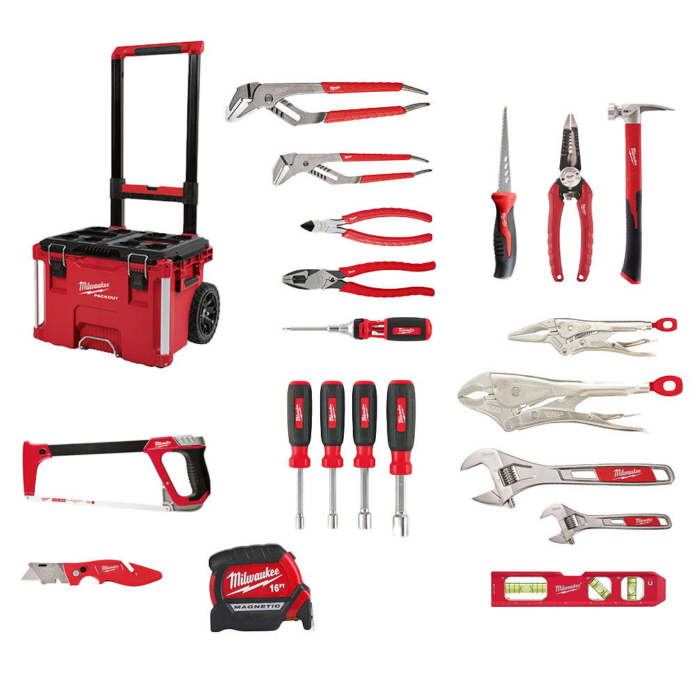 Milwaukee 18 Piece Electricians Tool Kit from Columbia Safety